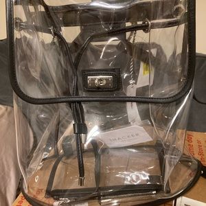 Thacker clear backpack purse